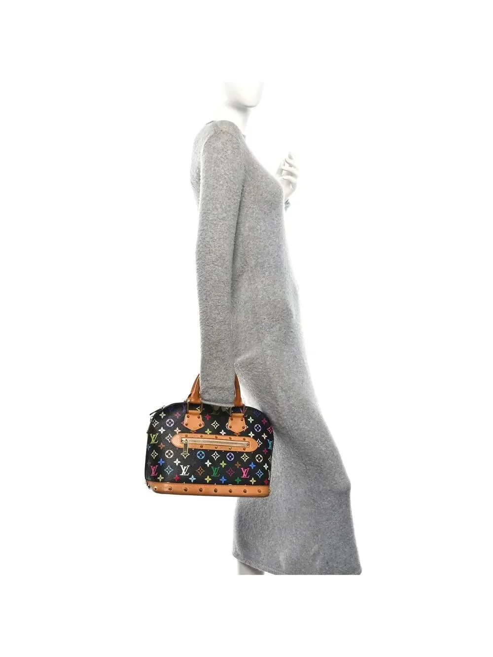 Louis Vuitton Multicolor Alma Black #322656L11B